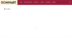 Desktop Screenshot of dominart.cz